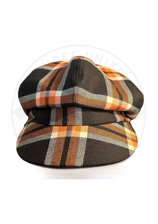 Dundee United FC Official Tartan Ladies Bakerboy Hat - One Size